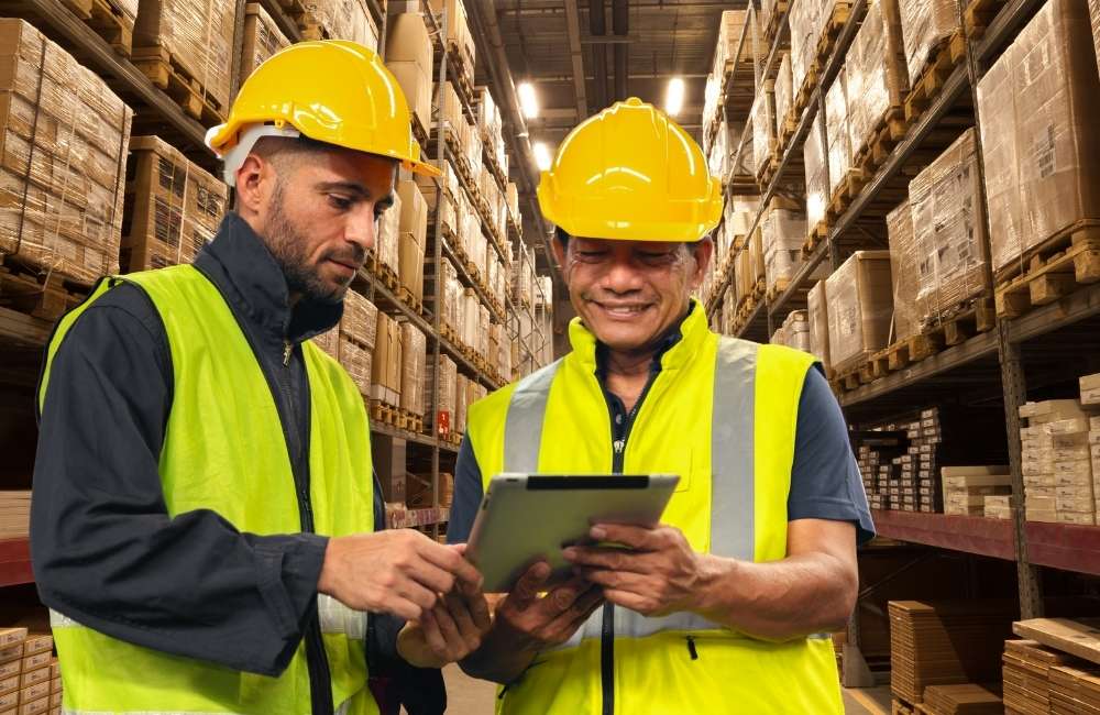 Warehouse personnel monitoring