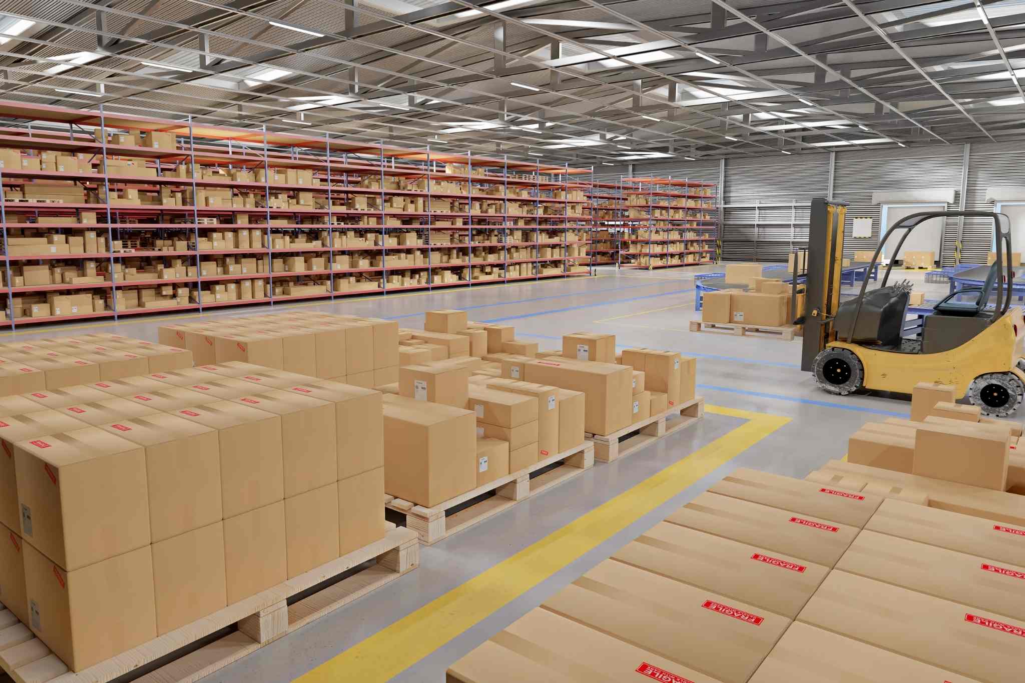 pile of boxes