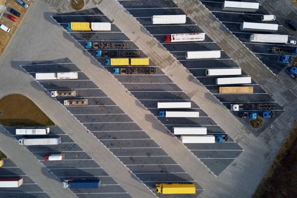 Parked Trucks