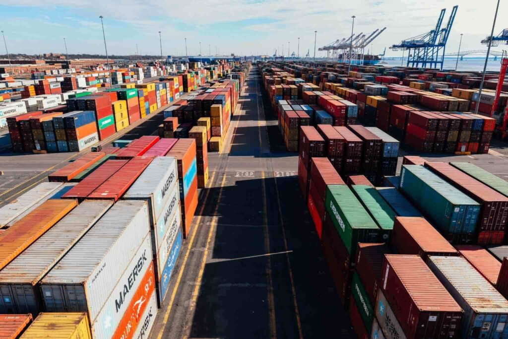 container in port logistics