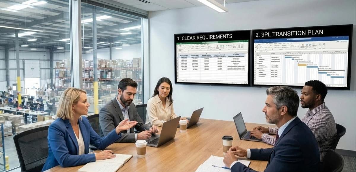 3pl transition planning meeting logistics requirements timeline