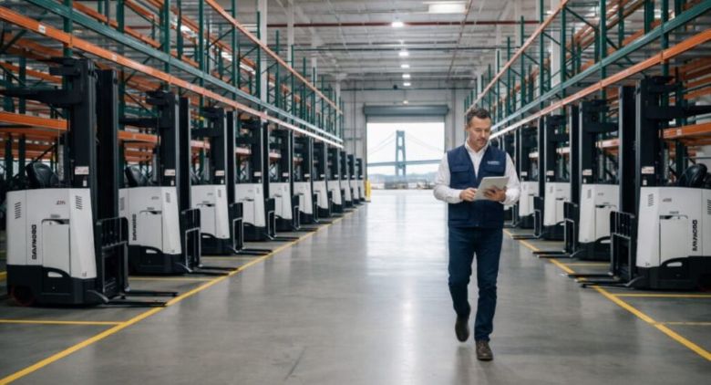 Logistics warehouse checking